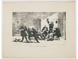 ANONYMOUS. -  Amateurs executient une courante [An Apothecary Orchestra].